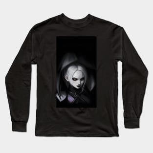 "Lysandra" Vampire (Black and color Design) Long Sleeve T-Shirt